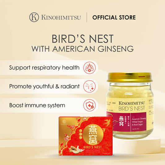 Sarang Burung dengan Ginseng Amerika