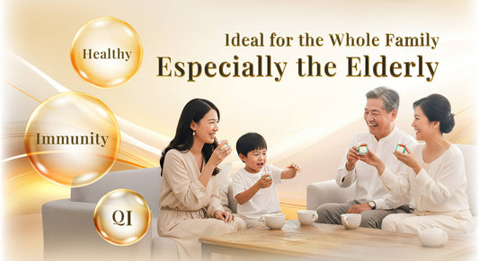 Kinohimitsu Bird’s Nest — ideal for the whole family, especially the elderly, supporting overall health, Qi and immunity.