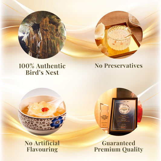 Kinohimitsu Bird’s Nest — 100% authentic Bird’s Nest with no preservatives or artificial flavouring, guaranteed premium quality.