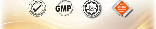 Certified premium Bird’s Nest by HACCP, GMP and Halal standards — recognized for excellence at the World Beverage Innovation Awards.