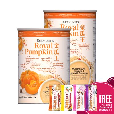 Royal Pumpkin 1KG x2 Free Assorted Superfood 4's