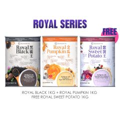 [Royal Series] Royal Black 1kg + Royal Pumpkin 1kg [Free Royal Sweet Potato 1kg (Exp: 11/2022)]