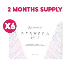 Resvera K°18 (30ml x10's) x 6 [2 months supply] 