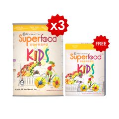 Superfood Kids 1kg x3 Free Superfood Kids 10s