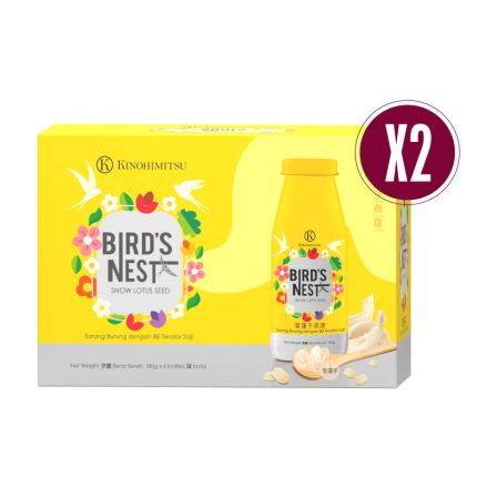 Bird&#039;s Nest with Snow Lotus Seed 180g x 6s x2 boxes