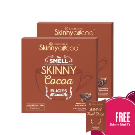 Skinny Cocoa 14&#039;s x2 Free Skinny Trial Pack 4&#039;s