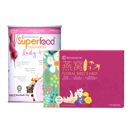 Superfood Lady 1kg + Floral Bird&#039;s Nest 6s