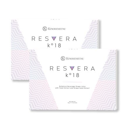 Resvera K°18 (30ml x10's) x2 [Free EOC 1s + Royal Series 3s + Wellsure 1s]