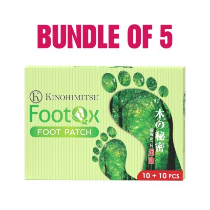 [Bundle of 5] Footox Foot Patch 10+10s