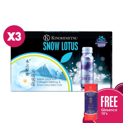 Snow Lotus 10&#039;s x3 Free Ginsence 10&#039;s Trial Pack