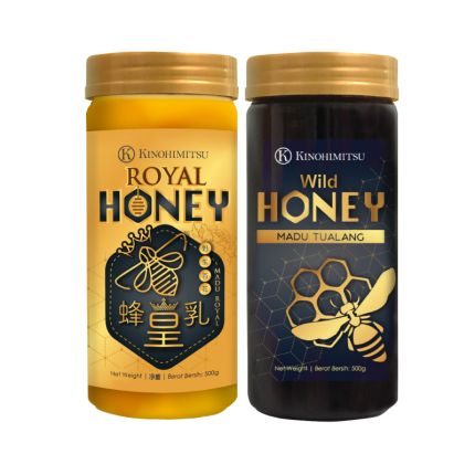 [Honey Set] Royal Honey 500g + Wild Honey 500g 