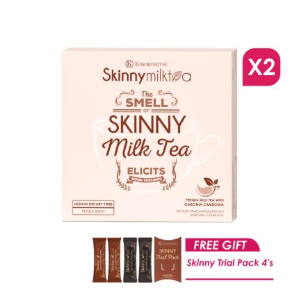 Skinny Milk Tea 14&#039;s x2 [Free Skinny Trial Pack 4&#039;s]