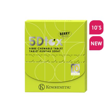 [New Launch] 5Dtox 600mg x 10&#039;s (Fibre Chewable Tablet)